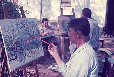 00-Emygdio,-Adelina-e-Fernando-no-jardim-do-hospital_-final-da-decada-de-1960 Adelina Gomes